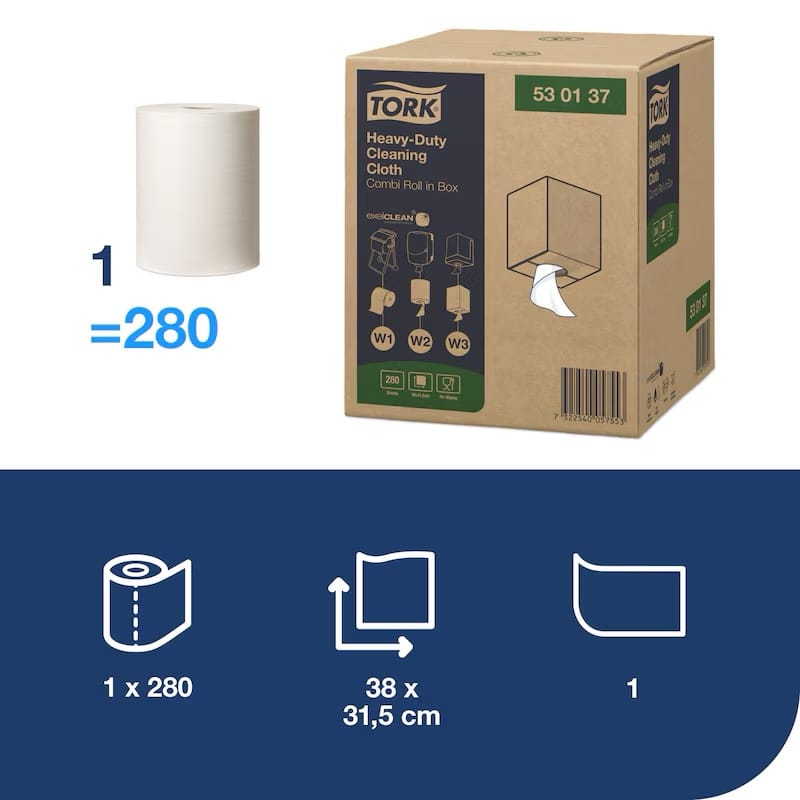 Tork W1 Ağır Təmizləyici Parça